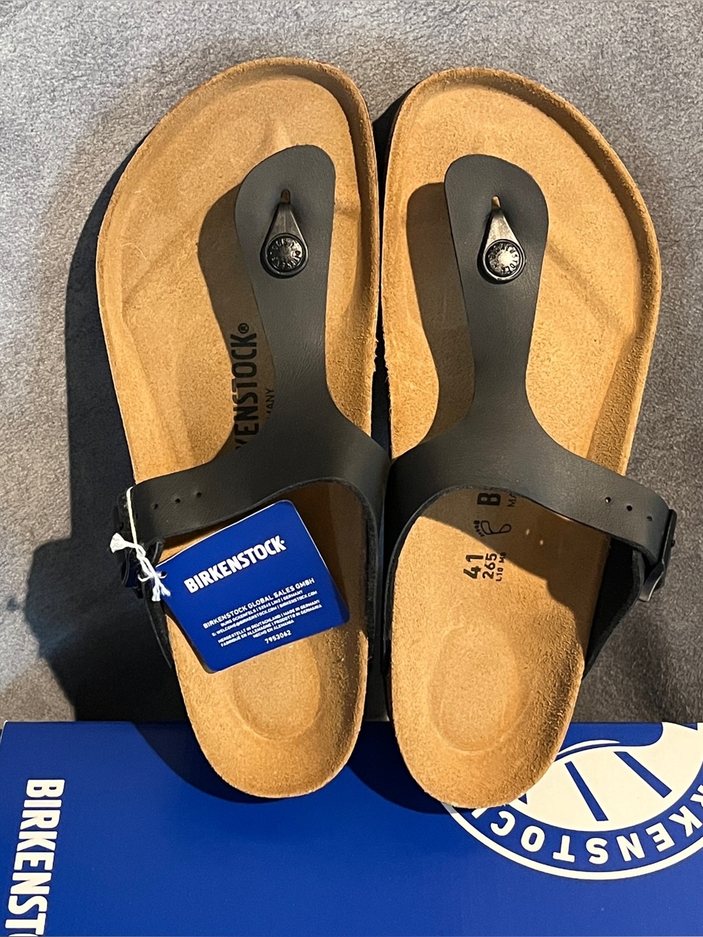 Birkenstock Women’s Gizeh Sandals Black Size 10 US 41 EU
